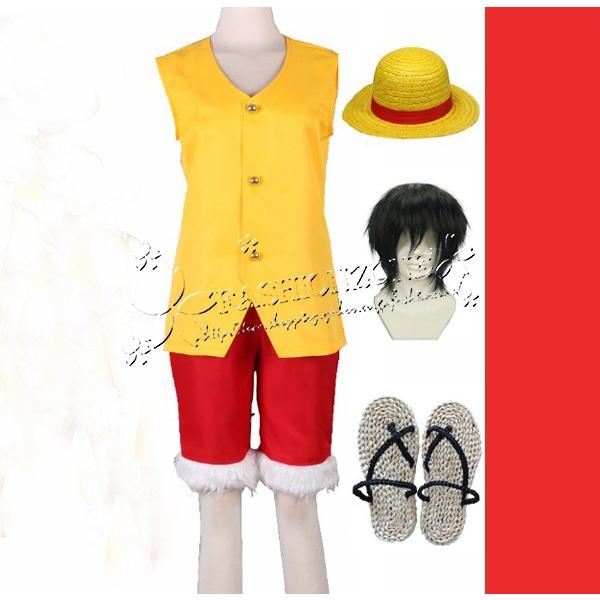 One Piece ワンピース 風 海賊王 モンキー D ルフィ コスプレ衣装 ウィッグ 帽子 子供用サイズ 大人用サイズ コスチューム ハロウィン仮装 Wycc044 Fashion Zone 通販 Yahoo ショッピング