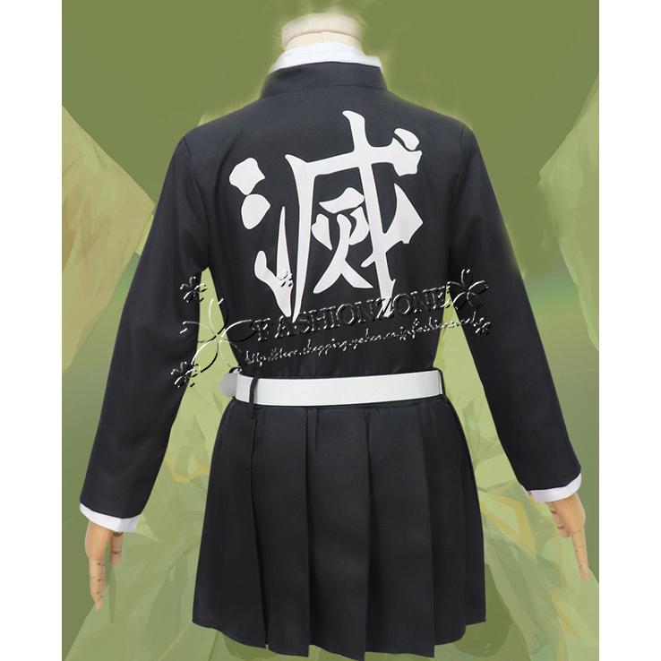 鬼滅の刃 風 甘露寺蜜璃 子供/大人サイズ 着物 コスプレ衣装ウィッグ靴