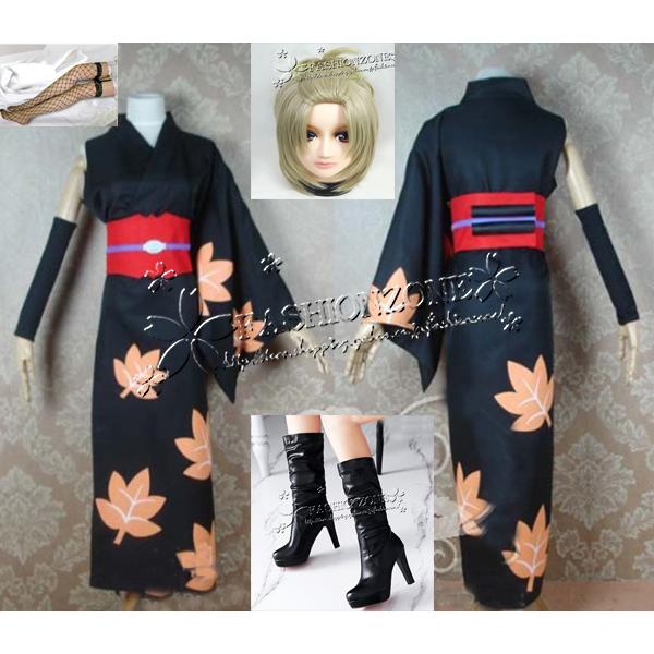 銀魂 風 月詠 コスプレ衣装 着物 cosplay アニメ ゲーム コスチューム