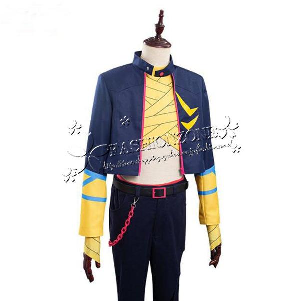 SSSS.DYNAZENON 風南 夢芽 コスプレ 衣装 ウィッグ 靴 cosplay アニメ ゲーム コスチューム パーティー ハロウィン仮装_3