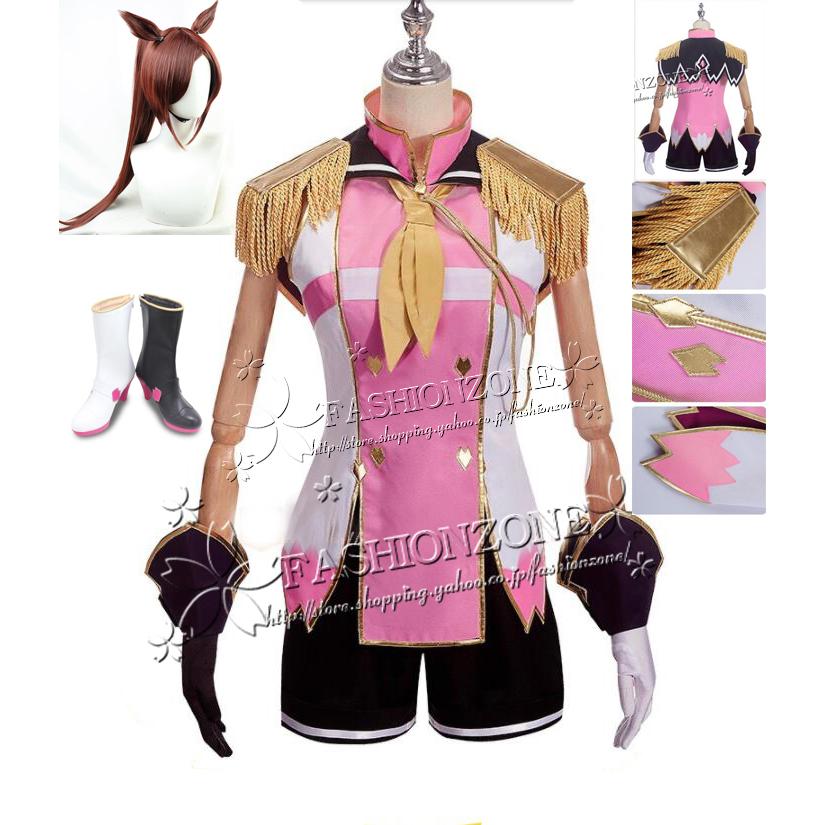ウマ娘 プリティーダービー 風 サクラバクシンオー コスプレ衣装 ウィッグ 靴 Cosplay イベント パーティー コスチューム 変装 仮装 Wycc Fashion Zone 通販 Yahoo ショッピング