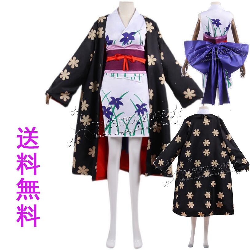 ワンピース ONE PIECE 海賊王 風　ロビン トップス ズボン コスプレ衣装 全セット cosplay コスチューム仮装豪華 華麗 高品質