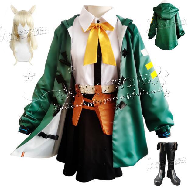 アークナイツ 明日方舟 風 ポデンコ コスプレ衣装  靴 ウィッグ イベント 演出服 二次会 cosplay イベント
