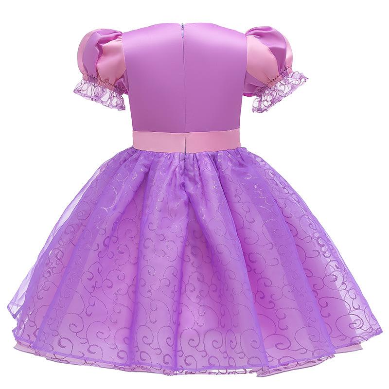 子供ドレス ラプンツェルワンピース女の子 国際ブランド コスプレ衣装cosplay ジュニア ピアノ 発表会 フォーマル 入園式 結婚式 パーディー ワンピース 演奏会