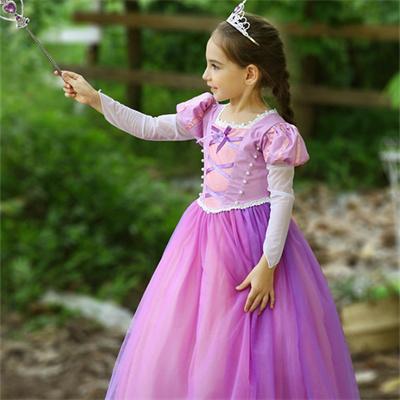 子供ドレス ラプンツェル ワンピース女の子 コスプレ衣装cosplay ジュニア ピアノ 発表会 パーディー 演奏会 フォーマル 入園式 結婚式 ワンピース ライトウィング 通販 Yahoo ショッピング