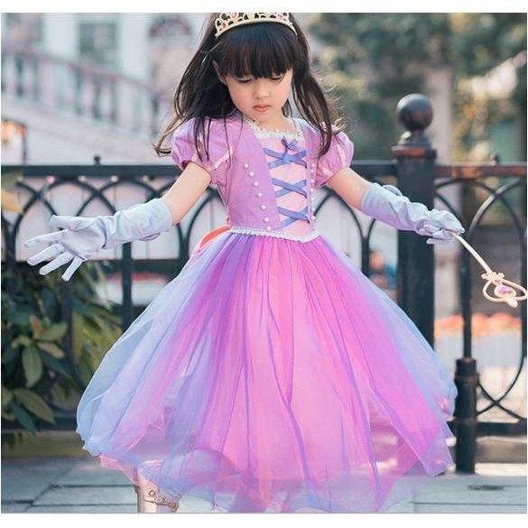 子供ドレス ラプンツェル ワンピース女の子 コスプレ衣装cosplay ジュニア ピアノ 発表会 パーディー 演奏会 フォーマル 入園式 結婚式 ワンピース ライトウィング 通販 Yahoo ショッピング