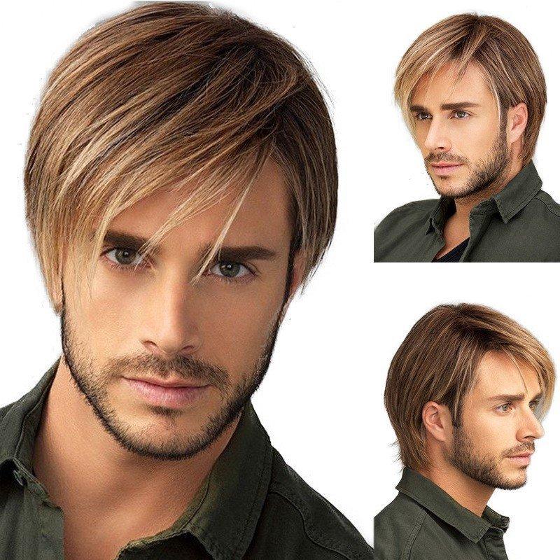 ウィッグ かつら メンズ ショート 欧米 イケメン コスプレウィッグ メンズウィッグ ファッション イメチェン 人気 超人気 耐熱 男女兼用 小顔 自然