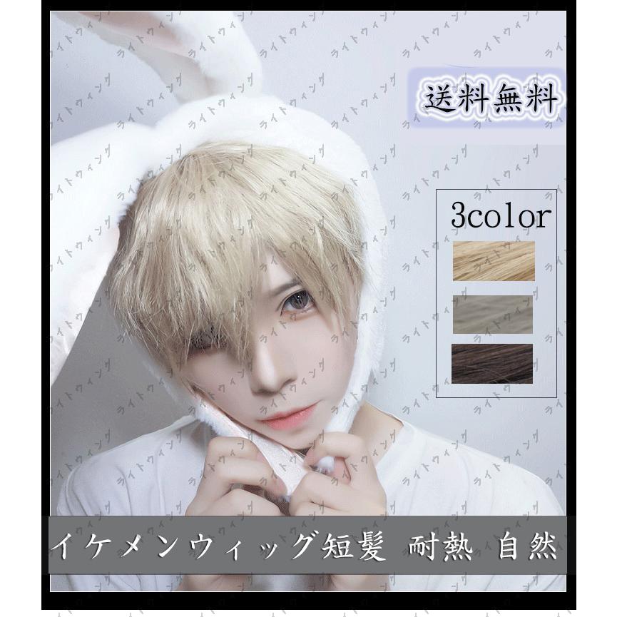 ウィッグ かつら メンズ ショート 原宿 イケメン コスプレウィッグ ストレート 自然 小顔 耐熱 人気 ファッション ウィッグ イメチェン 男女兼用 Dd ライトウィング 通販 Yahoo ショッピング