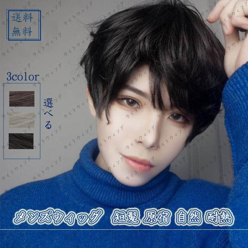 ウィッグ かつら メンズ ショート 原宿 イケメン コスプレウィッグ メンズウィッグ 自然 小顔 耐熱 人気 ファッション ウィッグ イメチェン 男女兼用 Dd ライトウィング 通販 Yahoo ショッピング