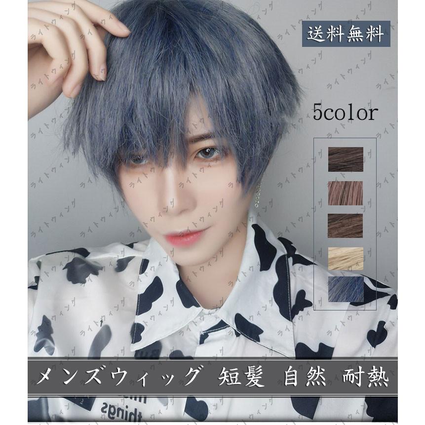 ウィッグ かつら メンズ ショート 原宿 イケメン コスプレウィッグ メンズウィッグ 自然 小顔 耐熱 人気 ファッション ウィッグ イメチェン 男女兼用 Dd ライトウィング 通販 Yahoo ショッピング