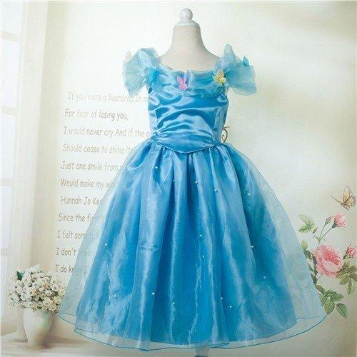 ついに再販開始 ディズニープリンセス 子供用ドレス キッズ シンデレラ ワンピース なりきりワンピース プリンセスドレス 子どもドレス プリンセス キッズドレス 女の子 Carretilles Com
