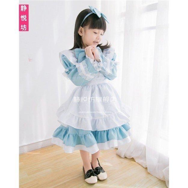 W110子供用ドレス 不思議の国のアリス キッズ コスチューム プリンセスドレス 子供 女の子 ワンピース 誕生日会 キャラクター コス ハロウィン ジュニア W ライトウィング 通販 Yahoo ショッピング