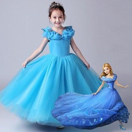 W173 ディズニープリンセス キッズ シンデレラ ワンピース なりきりワンピース プリンセスドレス 子どもドレス プリンセス キッズドレス 女の子 W173 ライトウィング 通販 Yahoo ショッピング