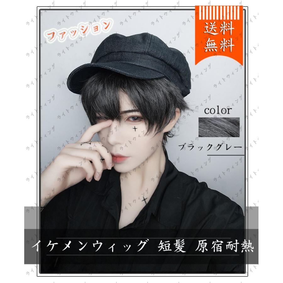 ウィッグ かつら メンズ ショート 原宿 イケメン コスプレウィッグ ふわふわ巻き カール 自然 小顔 耐熱 人気 ファッション ウィッグ イメチェン 男女兼用 Wig ライトウィング 通販 Yahoo ショッピング