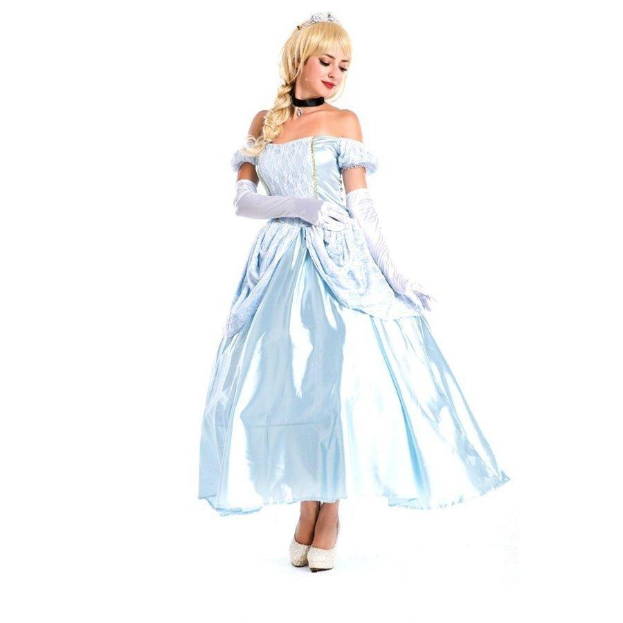 シンデレラワンピース舞踏会ドレス 女性用 コスプレ 衣装 仮装 ハロウィン コスチューム コス レディース ロング 女王 大人 大きいサイズ お姫様ドレス Wl ライトウィング 通販 Yahoo ショッピング