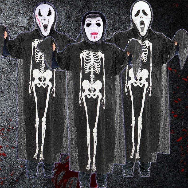 ハロウィン 服装cosplay児童 ドクロ 仮面 鬼衣舞踏会成人男女恐怖服 お化け屋 怖い 悪魔 Cosplay クリスマス イベント Wsj38115652 ライトウィング 通販 Yahoo ショッピング
