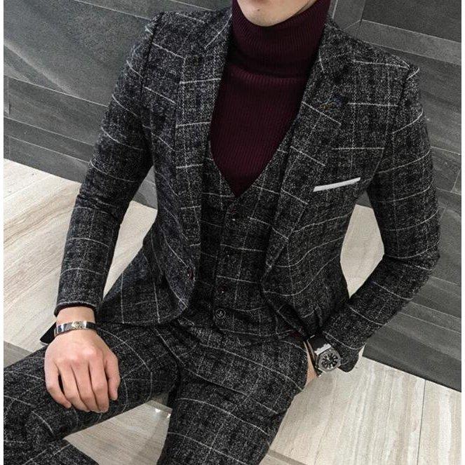 即納最大半額 ジャケット ベスト パンツメンズスーツセットスーツ3点セット紳士服大きいサイズ ビジネス フォーマル パーティー 結婚式 肌触りがいい Maisonkitchen Com My