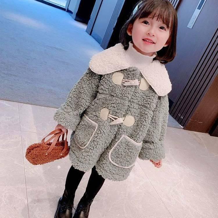 ボアコート ダッフルコート 韓国 子供服 女の子 アウター ボアジャケット 90 100 110 1 130 可愛い キッズ ムートンコート 防寒 激安店舗