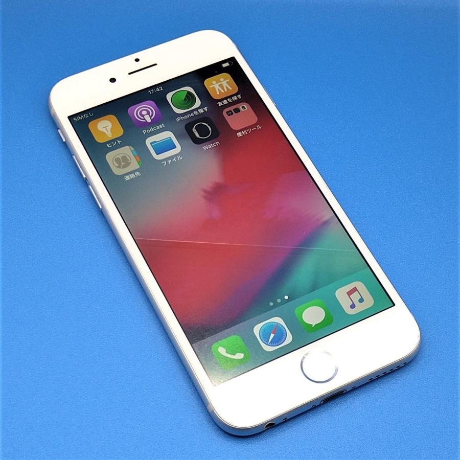 中古 iPhone6 16GB docomo シルバー 画面サイズ:約4.7インチ