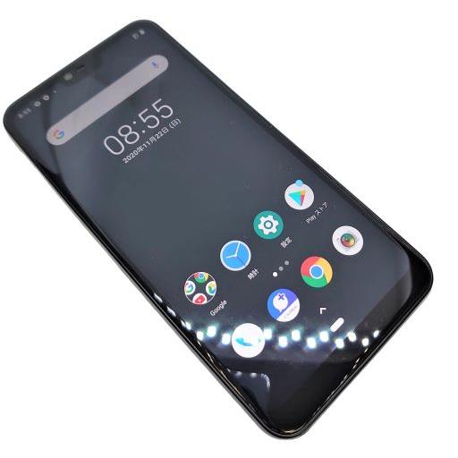 中古 FCNT arrows U 801FJ Softbank ブラック 画面サイズ:約 5.8