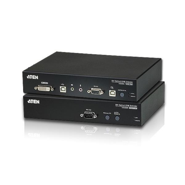 ATEN CE680 USB DVI 光ファイバーKVMエクステンダー（1,920×1,200@600m） | 