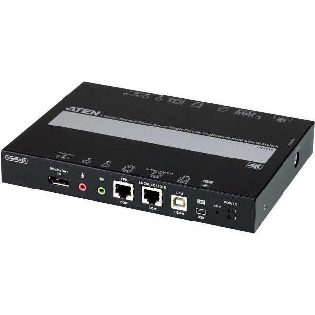 CN9950 1ローカル/リモート アクセス共有 1ポート DisplayPort KVM over IP（4K対応、RS-232C対応） | ATEN
