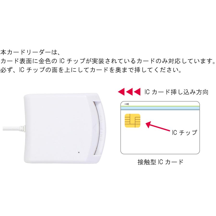 ICカードリーダー マイナンバーカード対応　e-TAX  確定申告 白色 |  | 03