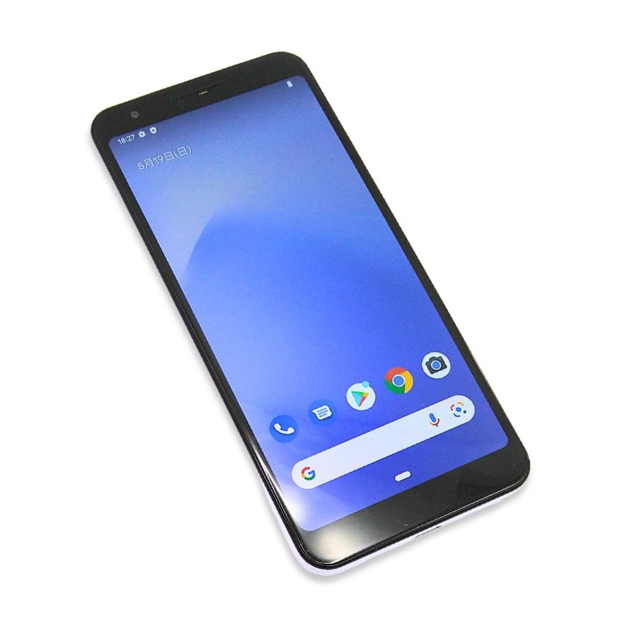 中古 Google Pixel 3a SoftBank Purple-ish 画面画面サイズ:約 中古 Google Pixel 3a SoftBank Purple-ish 画面画面サイズ:約