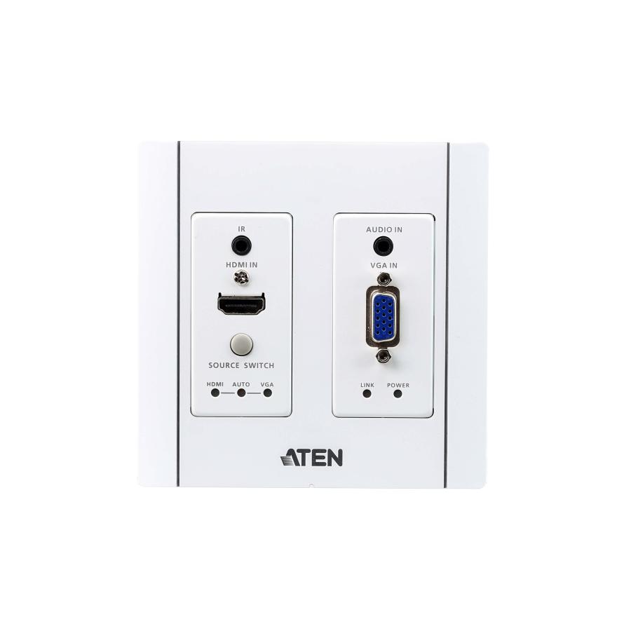 VE2812AUST HDMI & VGA HDBaseTトランスミッター（USウォールプレート、POHタイプ）ホワイト | ATEN | 04