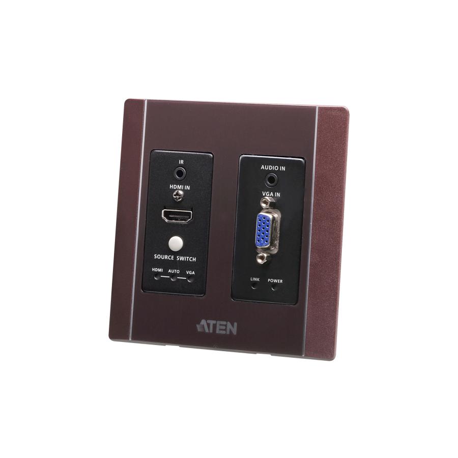 VE2812AUST HDMI & VGA HDBaseTトランスミッター（USウォールプレート、POHタイプ）ホワイト | ATEN | 06