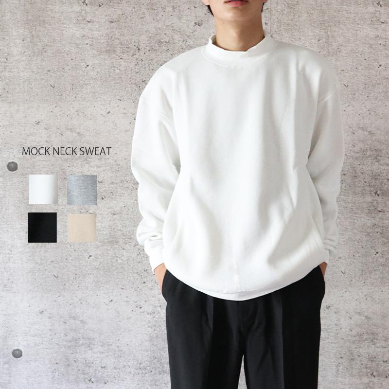 裏起毛 モックネック ビッグシルエット トレーナー メンズ 長袖 ハイネック スウェットトレーナー ビッグサイズ あったか 暖かい ゆったり ワイド 送料無料 Fastcolors 通販 Yahoo ショッピング
