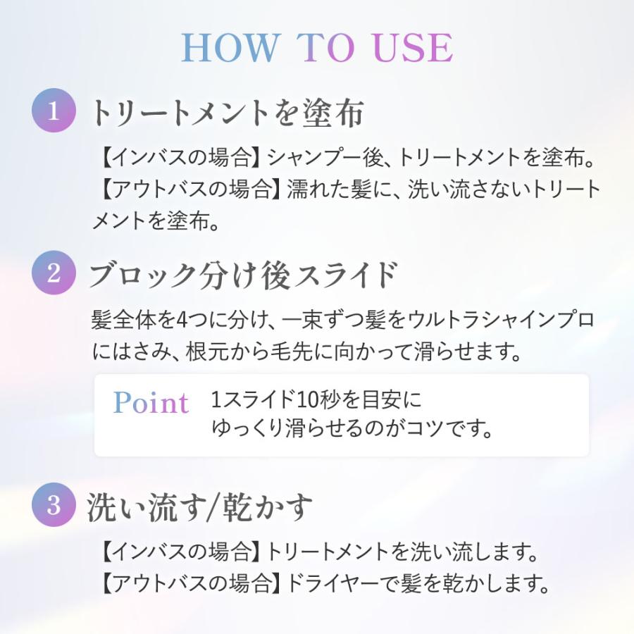 メデュラ ウルトラシャインプロ 超音波 アイロン トリートメント 浸透促進 ヘアケア LED 温熱 防水仕様 お風呂 コードレス インバス 美容デバイス MEDULLAの画像