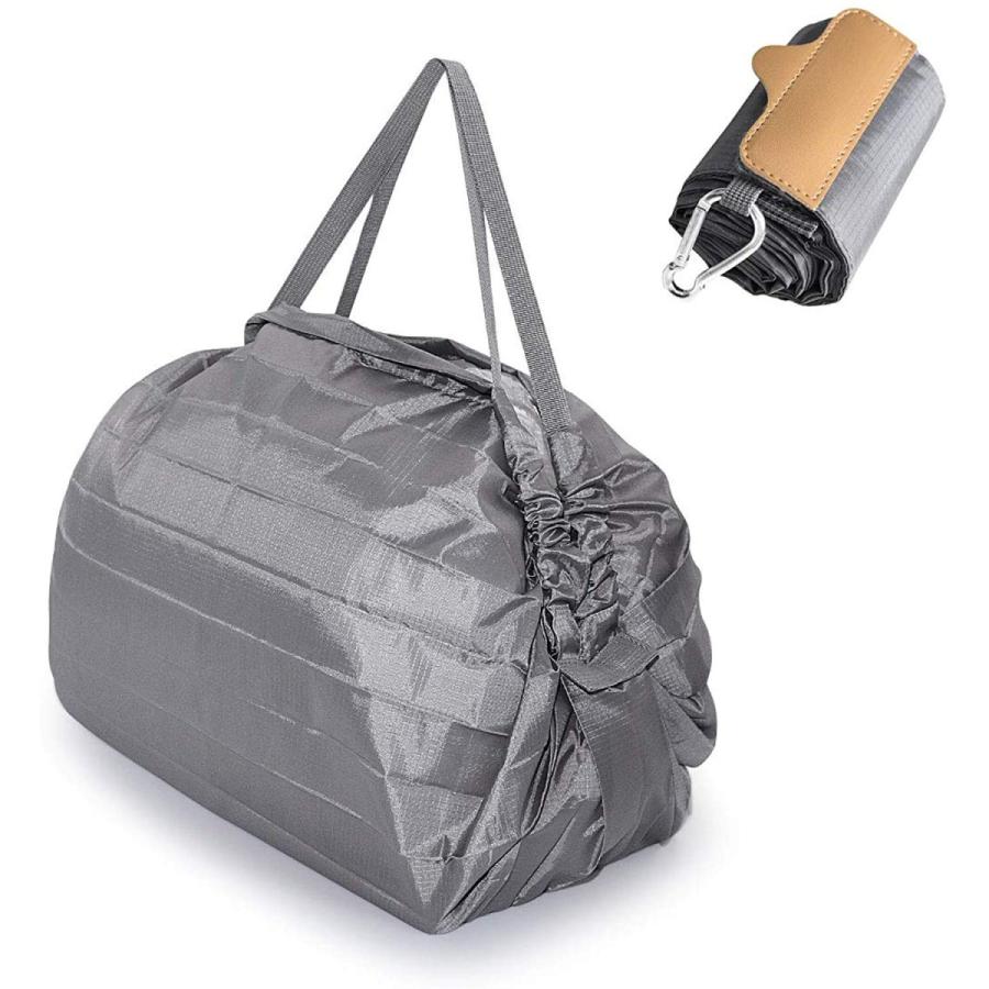 決算セール おしゃれ かわいい 大容量 エコバッグ 折りたたみ コンパクト カラビナ ショッピングバッグ  防水 折りたたみ 持ち運び  レジカゴバッグ | ブランド登録なし | 01