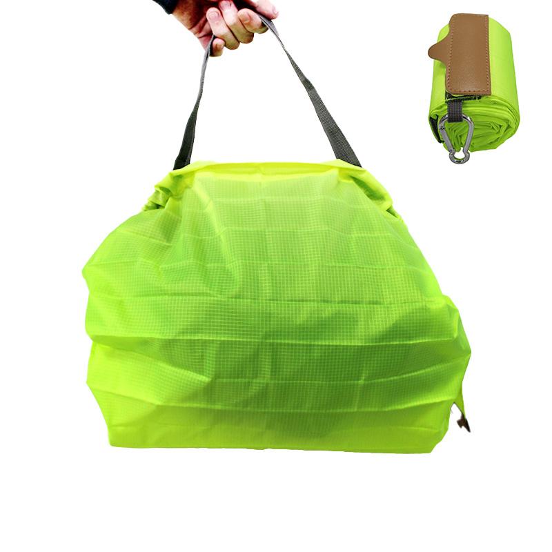 決算セール おしゃれ かわいい 大容量 エコバッグ 折りたたみ コンパクト カラビナ ショッピングバッグ  防水 折りたたみ 持ち運び  レジカゴバッグ | ブランド登録なし | 05