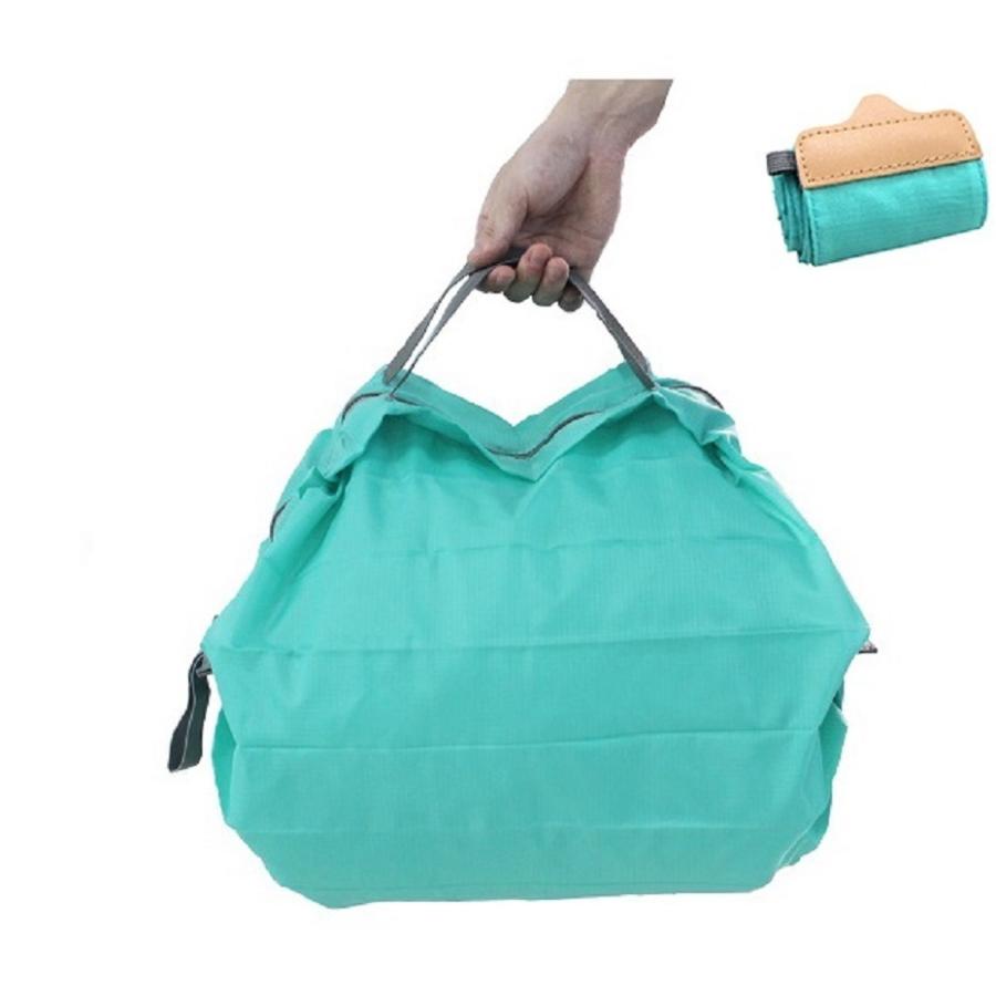 決算セール おしゃれ かわいい 大容量 エコバッグ 折りたたみ コンパクト カラビナ ショッピングバッグ  防水 折りたたみ 持ち運び  レジカゴバッグ | ブランド登録なし | 06