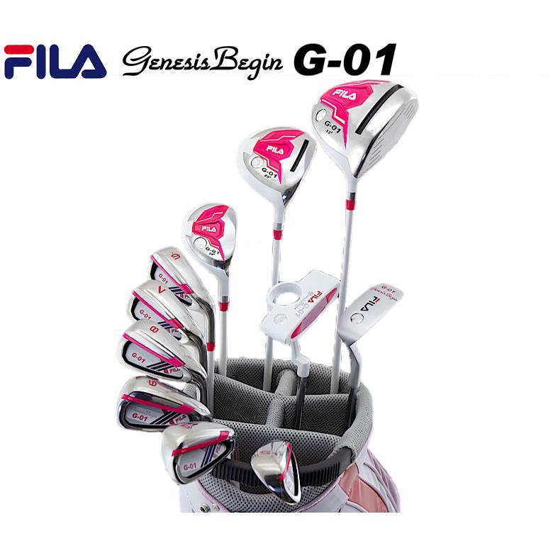 超可爱 レディース フィラ G 01 クラブセット 11本組 1w 4w Ut 6i 9i P S Chip Pt カーボン スタンドキャディバッグ付きfila ゴルフ 初心者 Fl G01 Tf Blaccoded Com