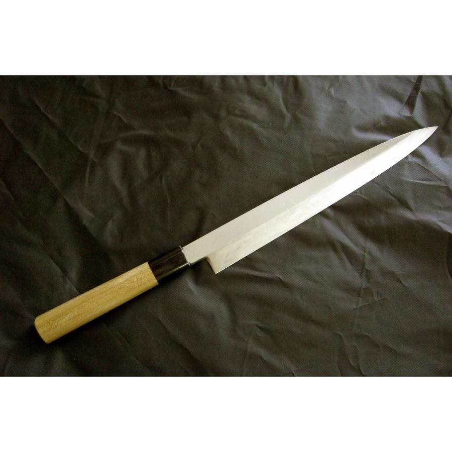 柳刃 種光 究極鋼材ZDP189 柳刃スリム 240mm 通常グリップ 高硬度 最