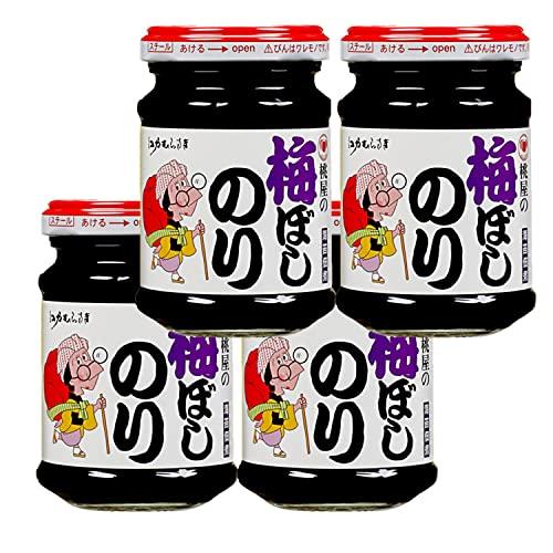 桃屋 梅干しのり 105g×4個 【海苔佃煮 佃煮 ご飯のお供 国産海苔 梅干 梅 のり】