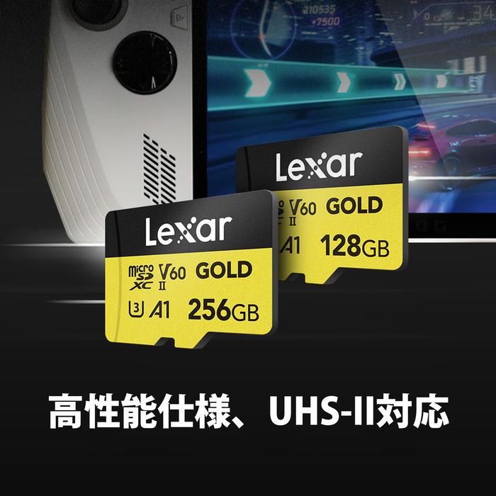Lexar Professional Gold MicroSDXCカード 128GB UHS-II C10 U3 V60 A1 フルHD 4K UHD 最大280MB/s 国内正規品 10年メーカー保証 LMSGOLD128G-BNNNG｜fastonline｜06
