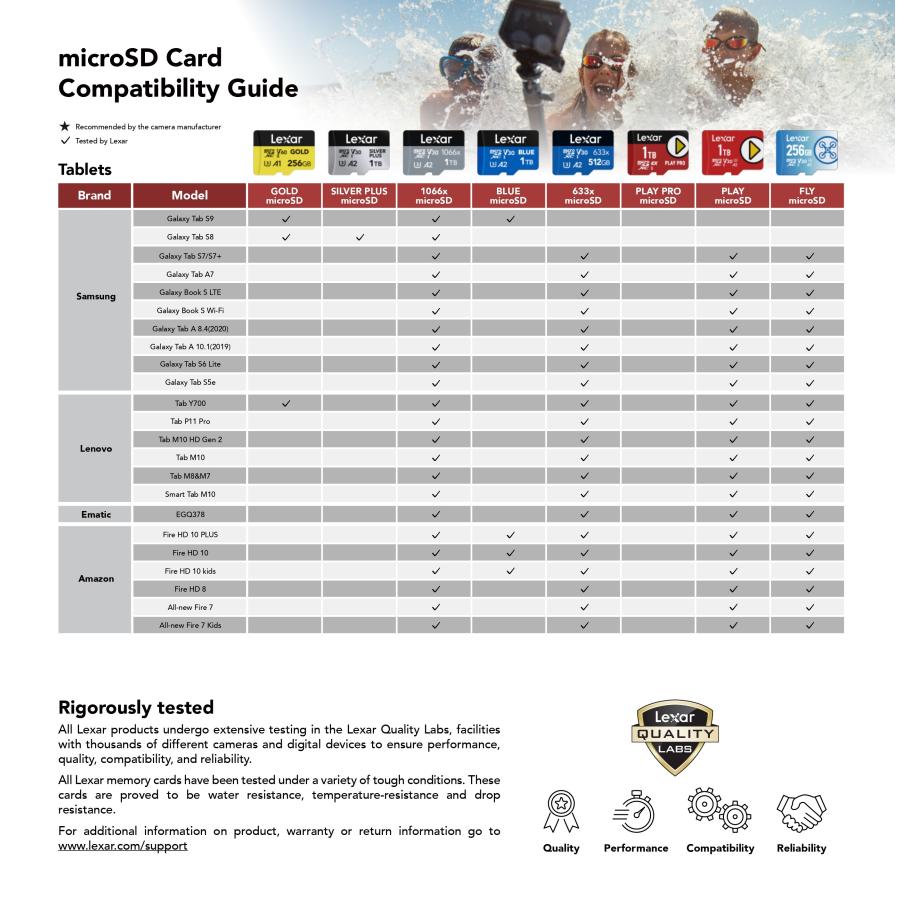 【正規代理店】Lexar Professional Gold MicroSDXC 256GB UHS-II V60 マイクロSDカード 高速 C10 U3 A1 フルHD 4K UHD ナビ ドラレコSDカード LMSGOLD256G-BNNNGの画像