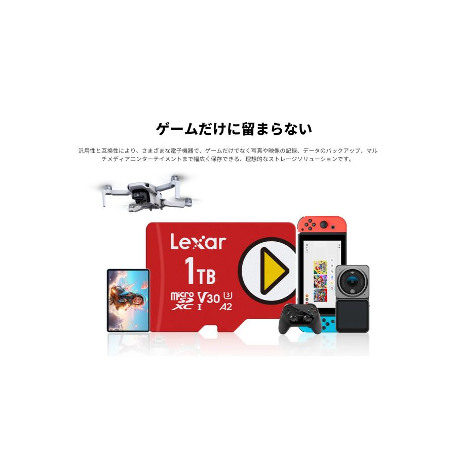 Lexar（レキサー） Switch対応 Lexar PLAY microSDXC UHS-I カード