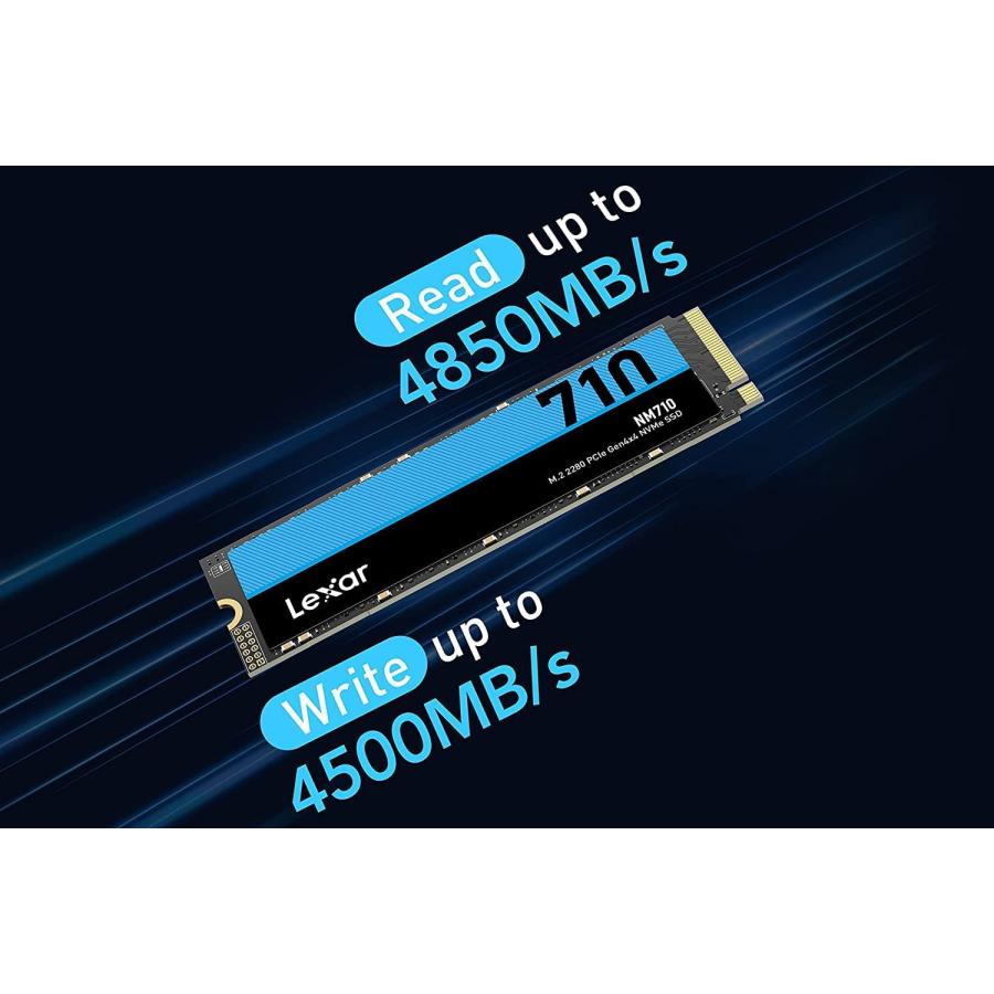 Lexar 【正規代理店】Lexar NM710 2TB SSD M.2 2280 NVMe PCIe