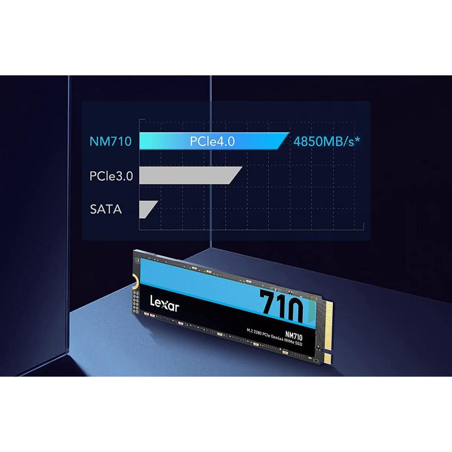 Lexar 【正規代理店】Lexar NM710 2TB SSD M.2 2280 NVMe PCIe