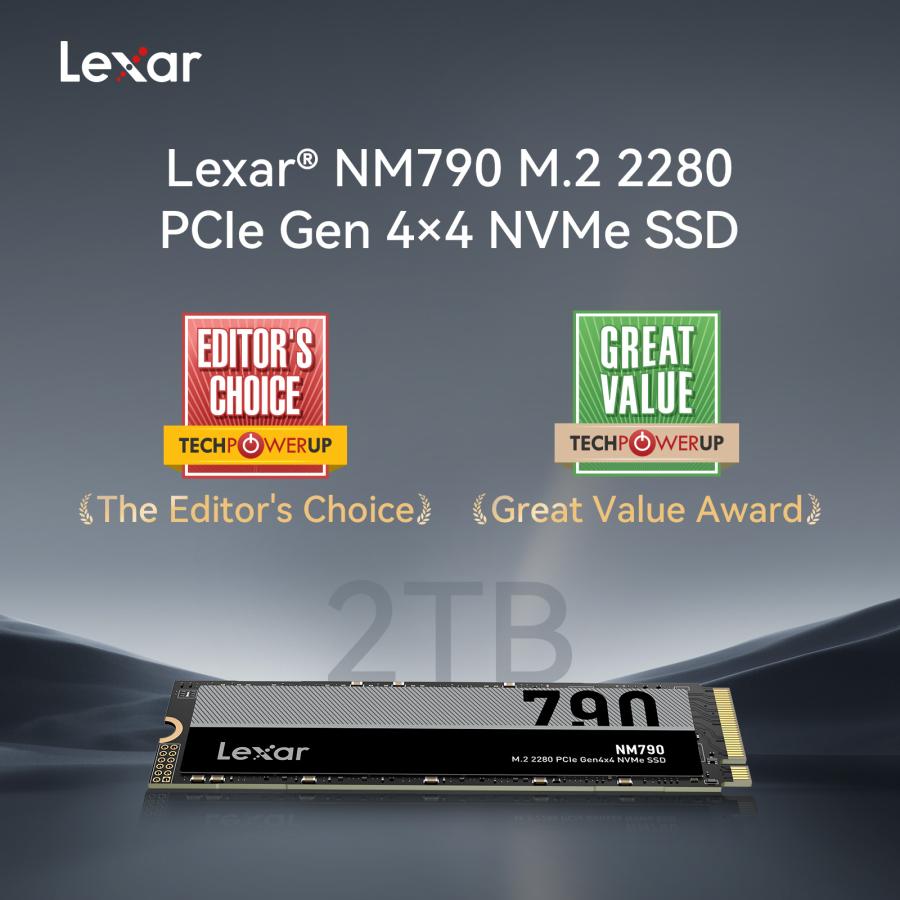 国内正規品 Lexar 2TB M.2 2280 SSD NVMe PCIe Gen4×4 内蔵SSD PS5増設 拡張 ゲーミングPC 3D NAND 最大読込7,400MB/s 5年保証LNM790X002T-RNNNG（YF）｜fastonline｜10