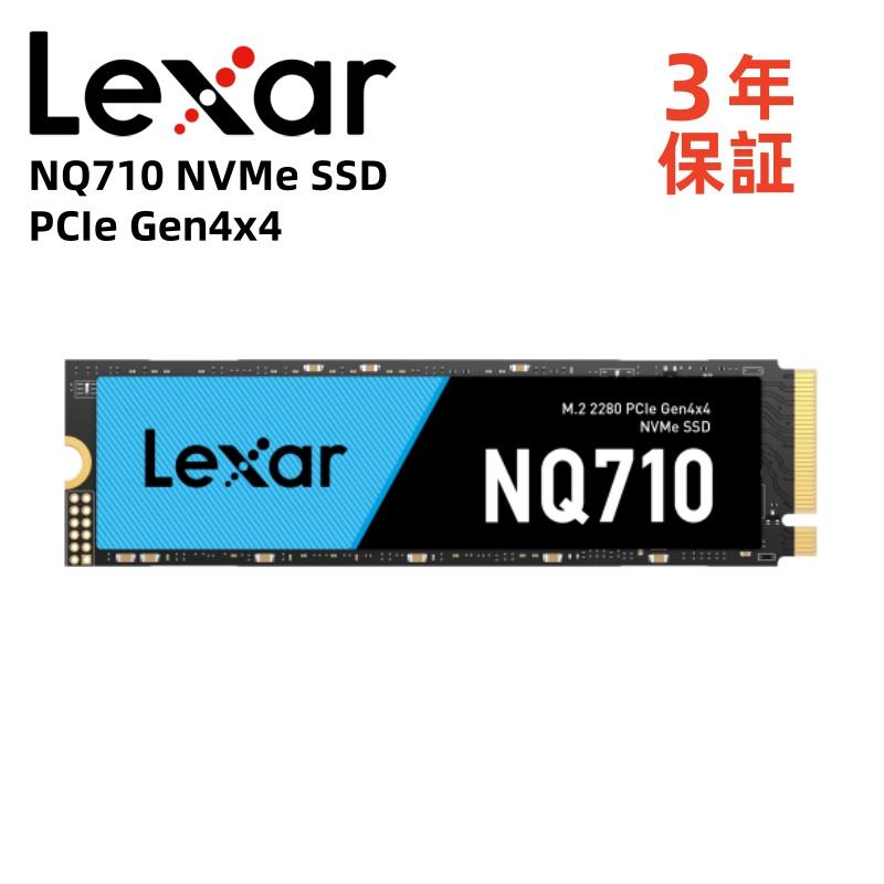 Lexar 【正規代理店】Lexar NQ710 NVMe SSD 1TB PCIe Gen4x4 M.2