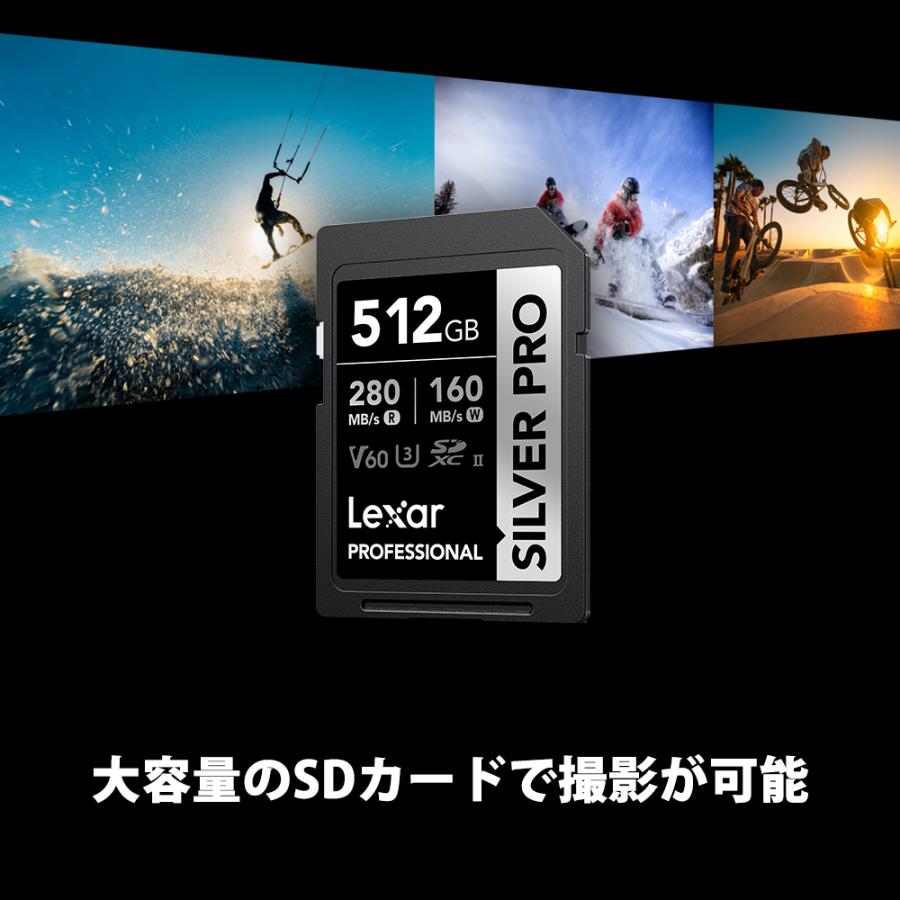 Lexar（レキサー） SDカード 512GB V60 SDXC Lexar Professional