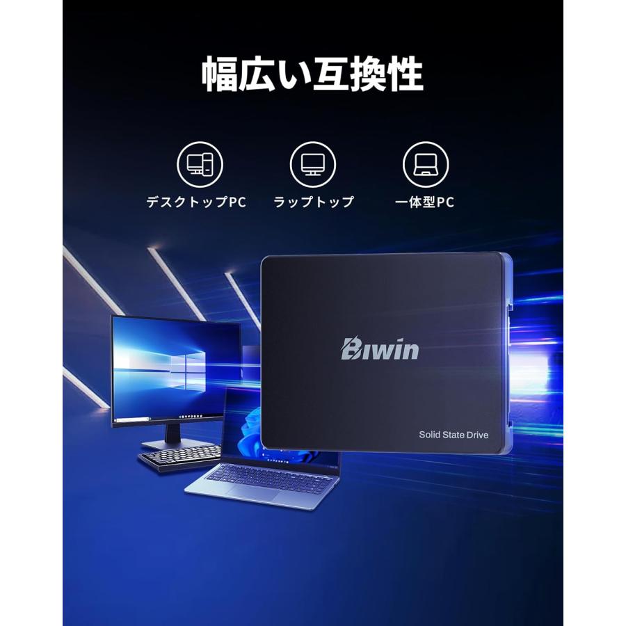 【新品未開封】Biwin M100 1TB 2.5インチ SATA SSD SUNEAST Biwin M100 SSD 1TB 2.5インチ SSD SATAIII 内蔵SSD 2.5型 SSD