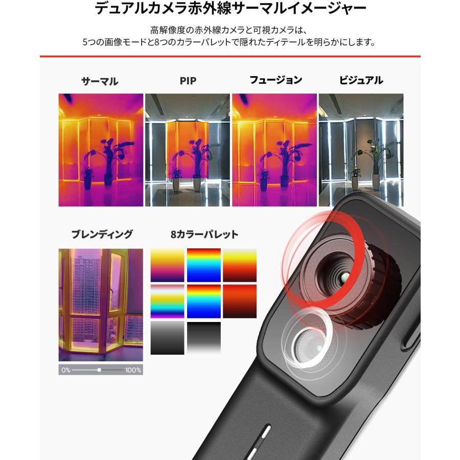 HIKMICRO MiniX スマホ用 無線 サーモグラフィーカメラ