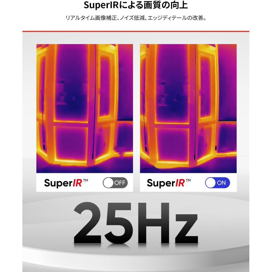 HIKMICRO MiniX スマホ用 無線 サーモグラフィーカメラ ワイヤレス