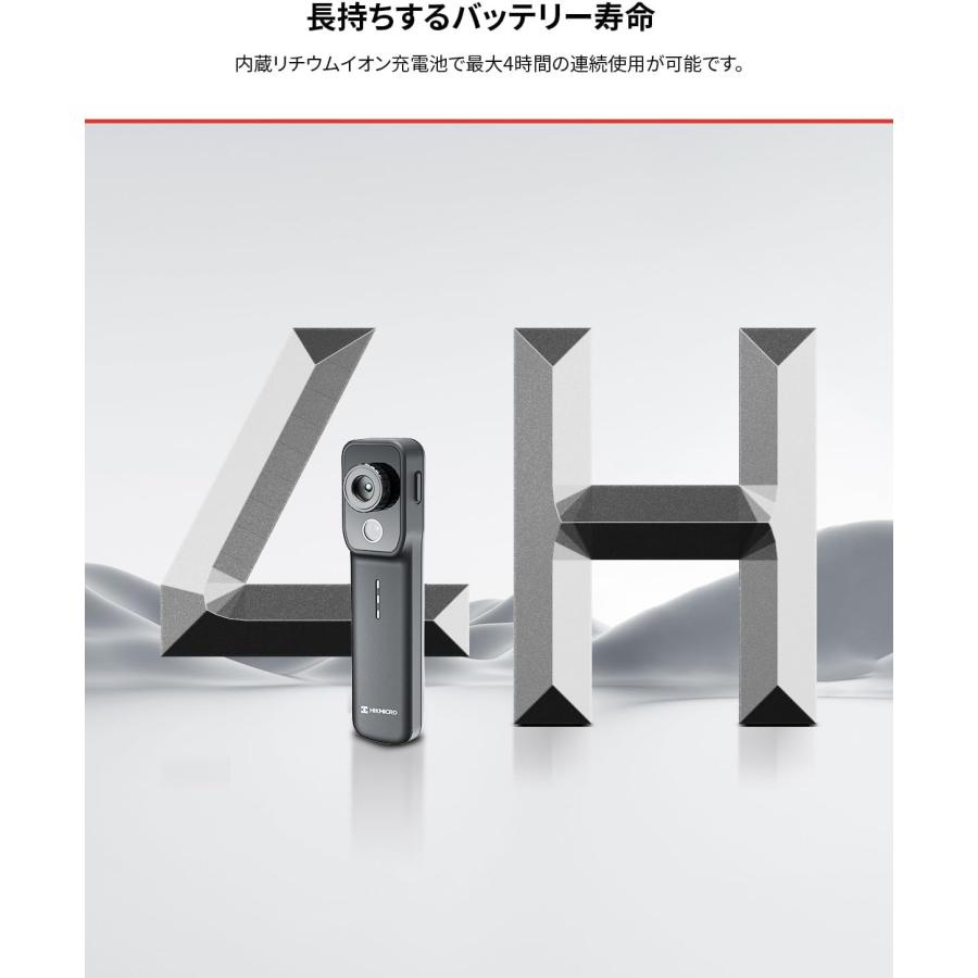 赤外線サーマルカメラiPhone取り付け型 HIKMICRO Mini2 スマートフォン用サーマルカメラ 256 x 192画素